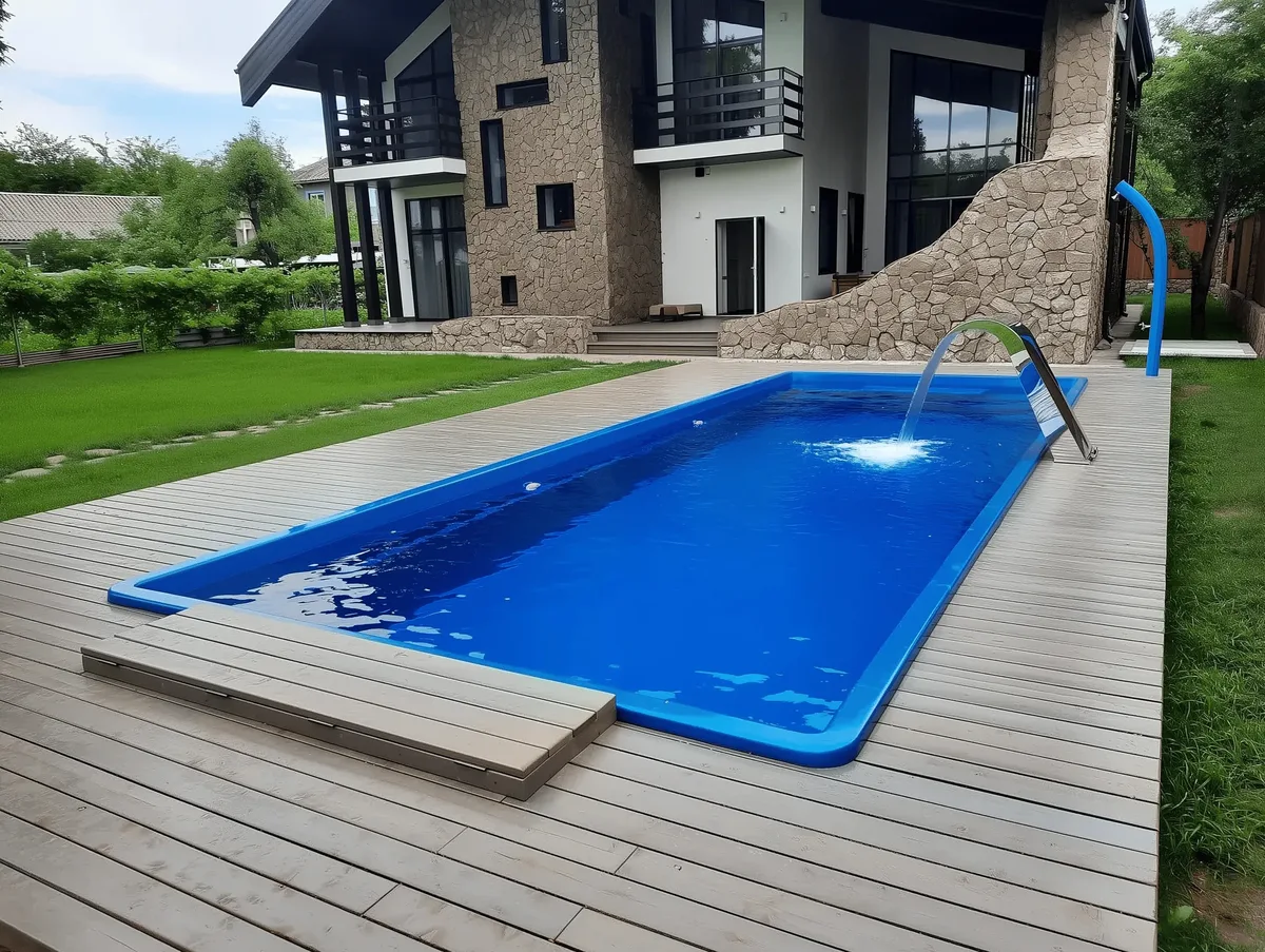 Композитный бассейн Laguna 9 — вид сверху в Сарове