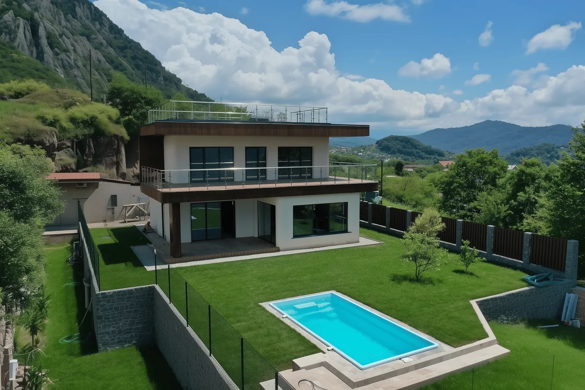 Композитный бассейн Laguna 6 — визуализация в Сарове