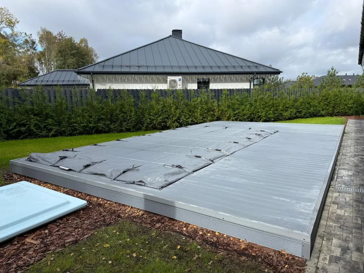 Покрывало Laguna Cover Mesh — установка в Сарове