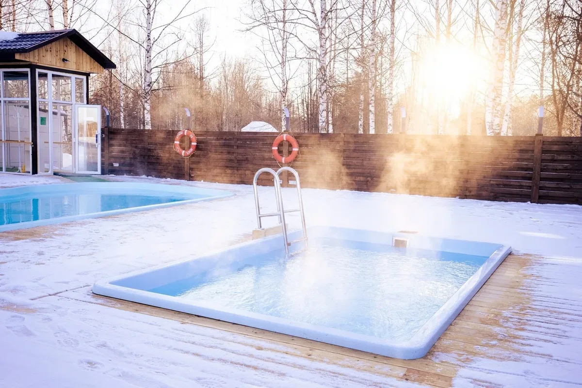 Композитный бассейн Laguna 4 — установка в Сарове