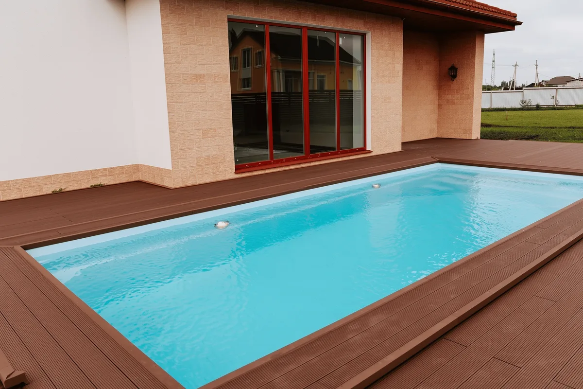 Композитный бассейн Laguna 8 — вид сверху в Сарове