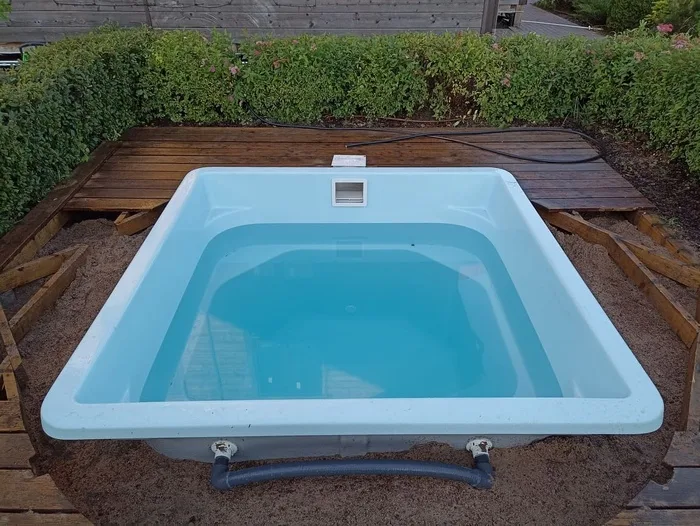 Композитная купель Laguna 2 — установка в Сарове