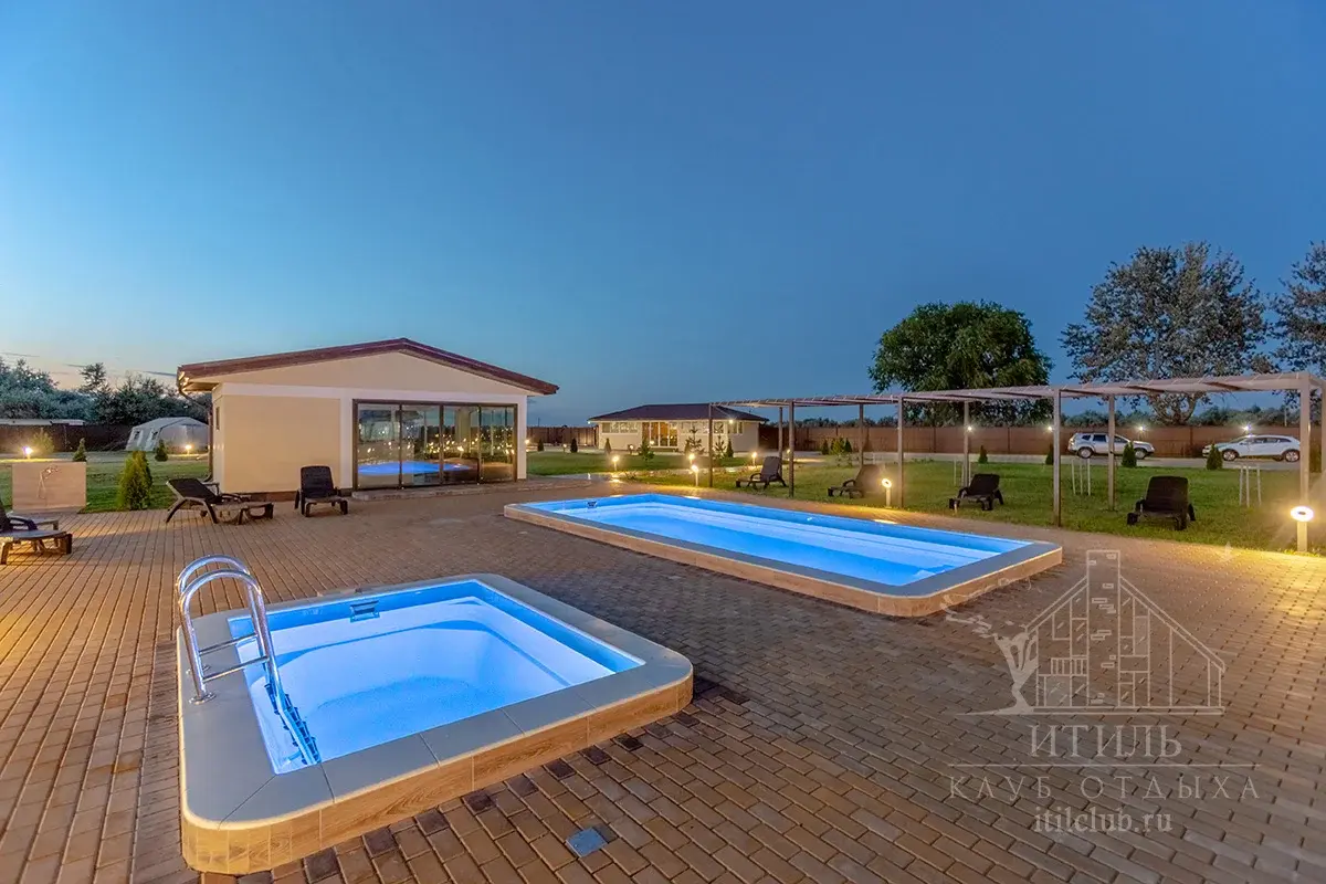 Композитная купель Laguna 3 — установка в Сарове